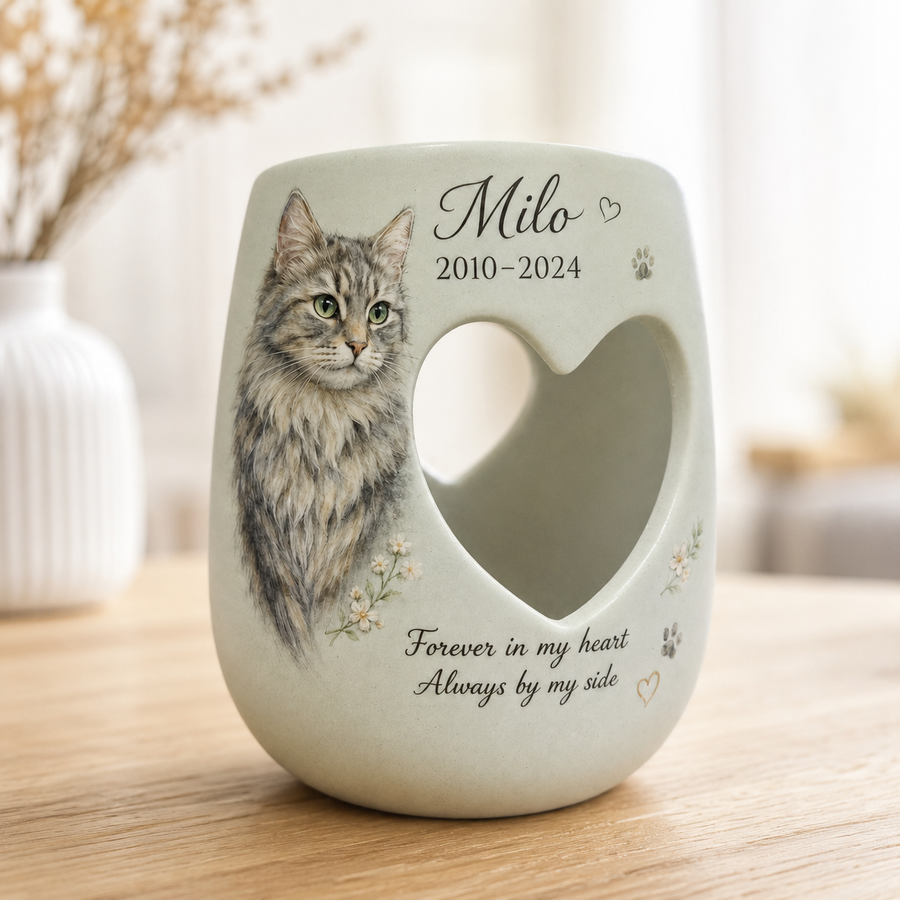 Hand-painted ceramic piece